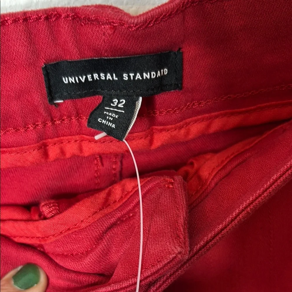Universal Standard 32 Red (scooter) ankle Pants - Picture 5 of 11